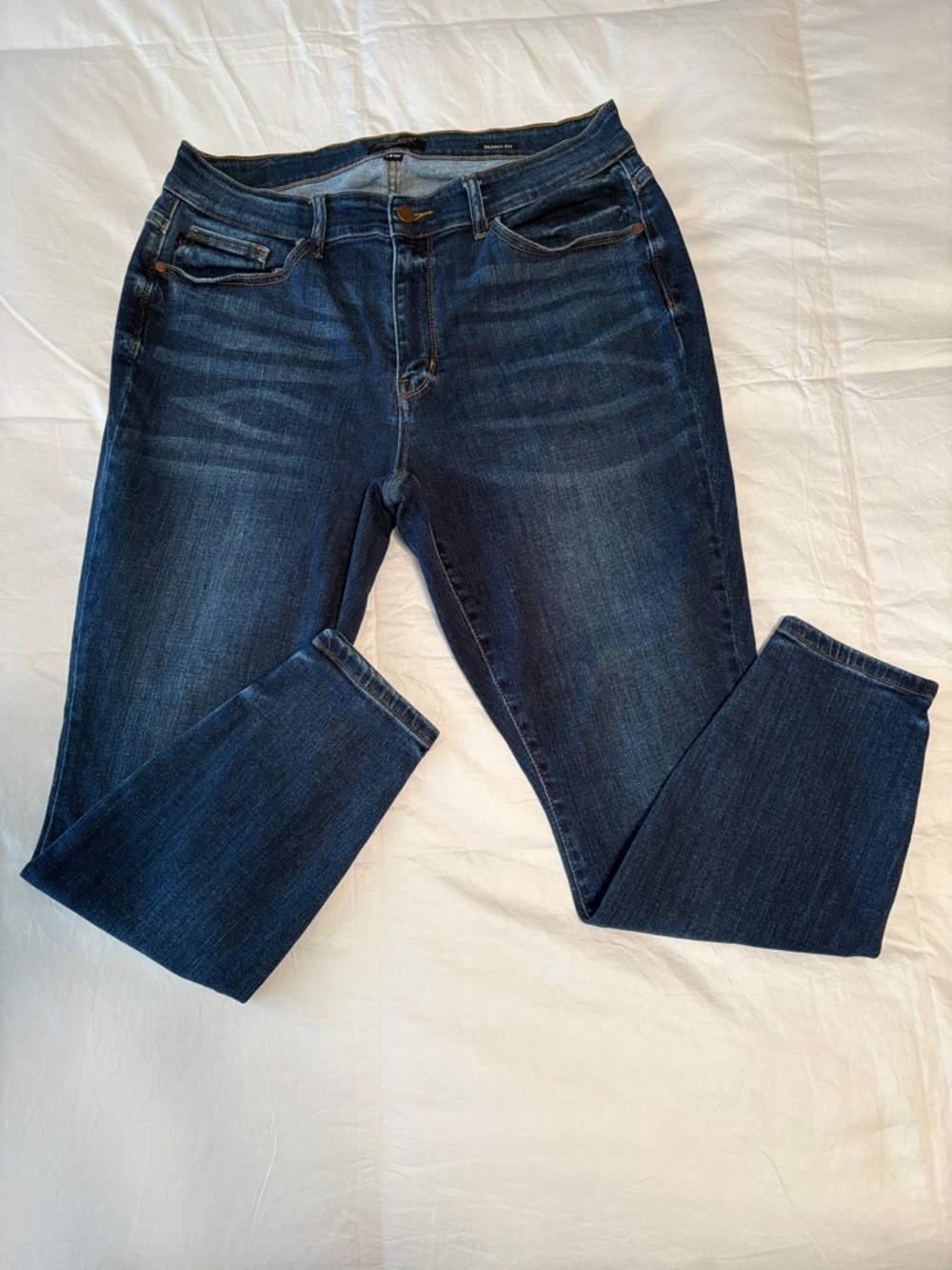 Judy Blue Mid Rise Classic Skinny Jeans Size 14W High Stretch Boutique Denim - Picture 3 of 9
